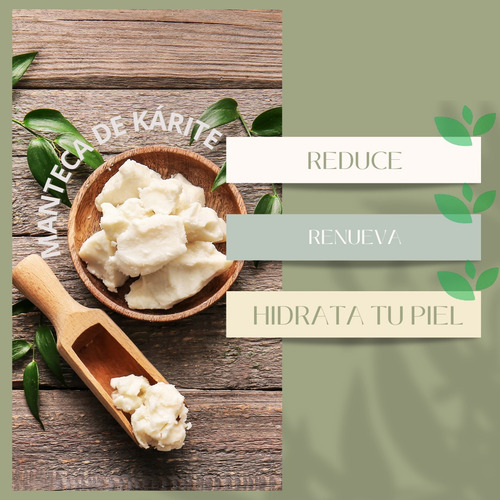 Manteca De Karite Orgánica 100% Pura 2 Kg Shea Butter