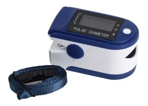 Imagen 6 de 8 de Oxímetro de pulso para dedo Contec CMS50D azul/blanco