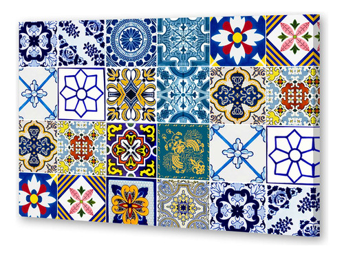 Cuadro 20x30cm Azulejos Estilo Mixo Deco Interior Estilo