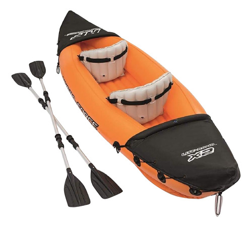 Kayak Inflable Bestway Para 2 Personas + Remos Calidad Hts