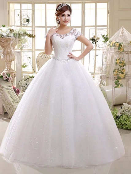 Vestido De Novia En Encaje, Tirantes, Estilo Princesa | Envío gratis Vestido De Novia En Encaje, Tirantes, Estilo Princesa | Envío gratis
