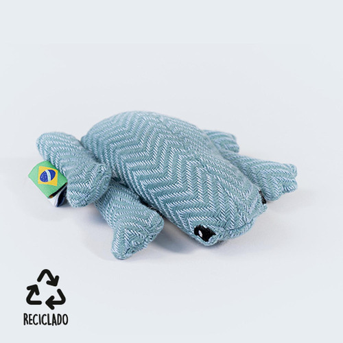 Peluche Con Sonajeros Para Perro Rana Flecha Azul De Brasil 