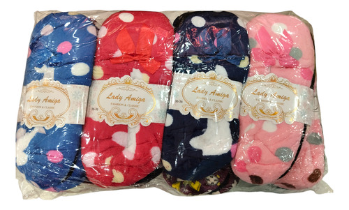Pantuflas Para Dama (3 Unidades).