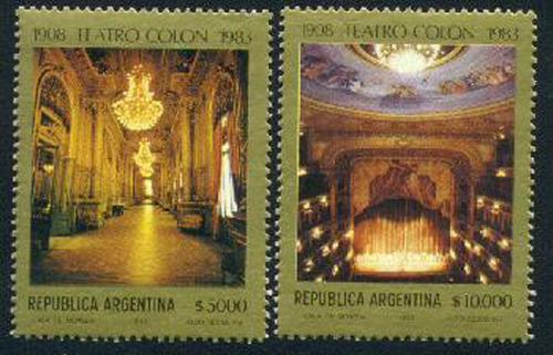 Argentina 1983(1397)   Aniver. Del Teatro Colon
