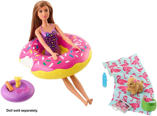 Imagem 2 de 7 de Pack De Acessórios Móveis Piscina Com Bóia Donuts- Novo