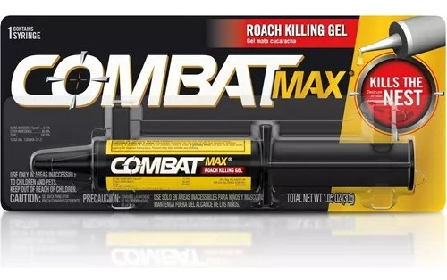 Combat Max Jeringa Veneno Mata Cucarachas 30g 