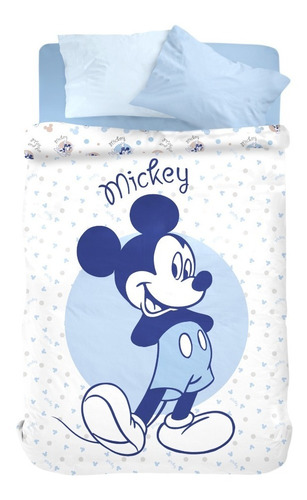 Acolchado Cuna Standard Bebe Disney Mickey Piñata Mundomania