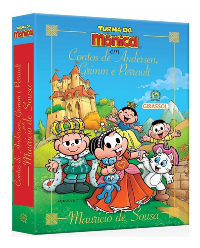 Livro Turma Da Monica - Contos De Andersen, Grimm E Perrault