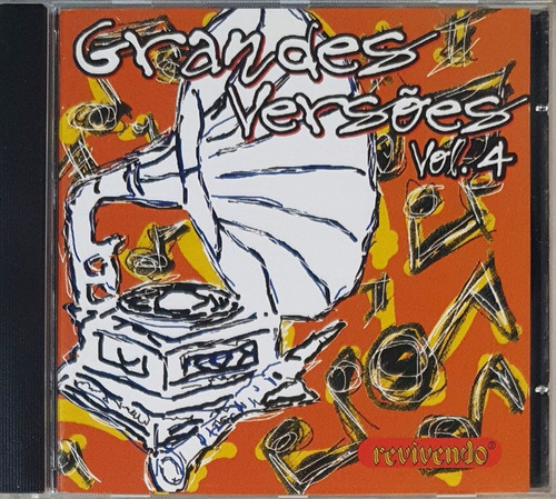 Cd Grandes Versões Vol. 4 Revivendo Impecável Original