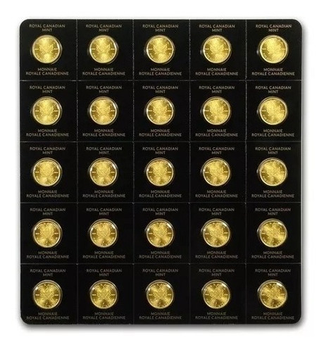 Imagen 1 de 12 de Moneda De Oro Puro 24k 1g Canadian Centenario Onza Plata