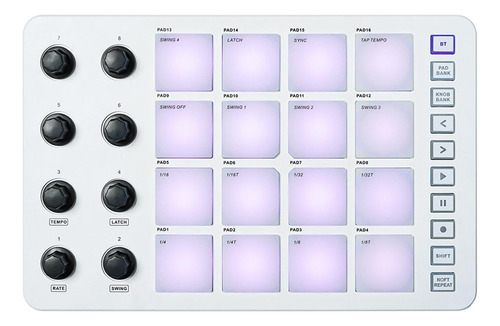 Controlador Midi Usb Pad Midi Conexión Bt Teclado Midi