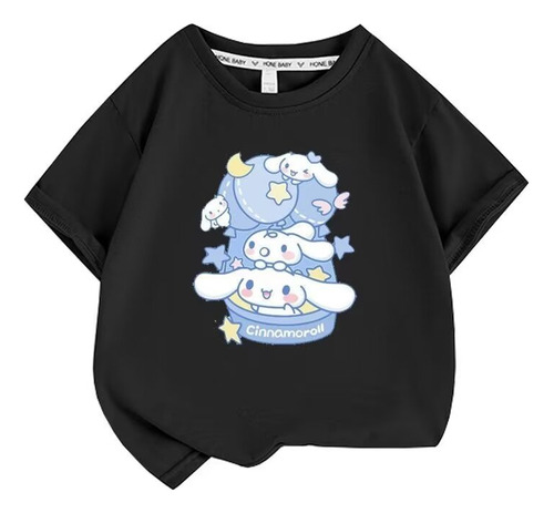 Polera De Manga Corta Con Estampado Digital Cinnamoroll Ba