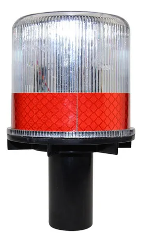 Y Baliza Destellante Solar Led Rojo