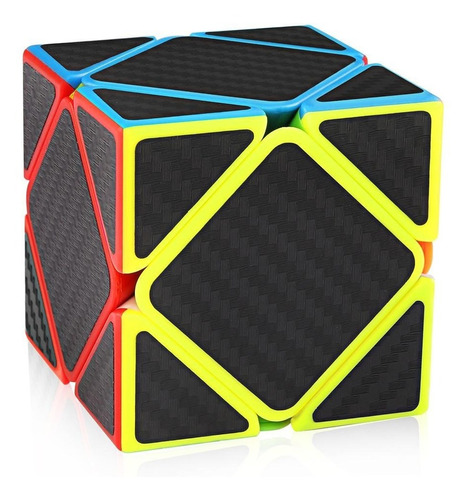 Cubo Rubik Moyu Skewb Carbono Original + Base + Lubricante