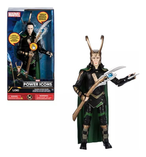 Disney Store Figura Loki Habla Frases  Power Icons 2023