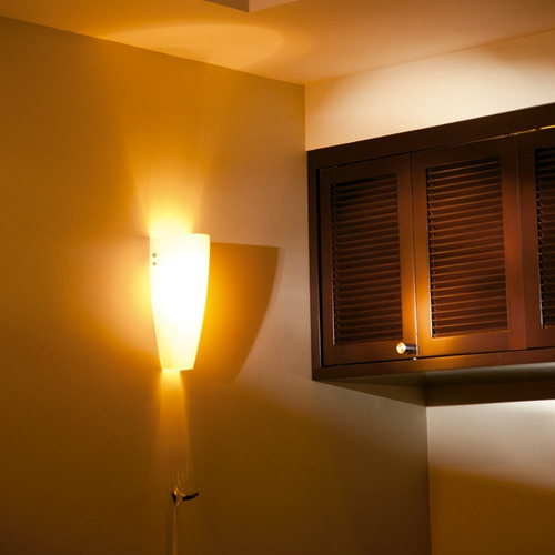 Imagen 4 de 6 de Luminaria De Pared Interior, Cristal, Base E27