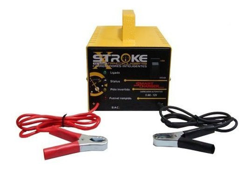 Carregador Bateria Carro 5ah 12v C/led Inteligente + Brinde