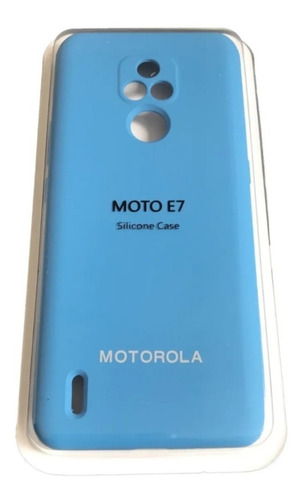Carcasa Estuche Silicona Para Motorola E7 2020 Y Ceramico