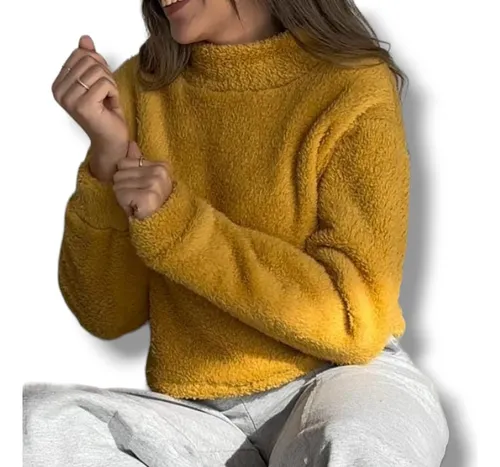 Poleras de peluche para mujer sale