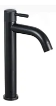 Comprar Grifería Alta De 30cm Para Ovalin, Agua Fría - Negro Mate