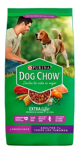 Dog Chow Adulto 7+ Longevidad 3 Kg