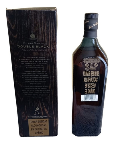 Imagen 2 de 2 de Whisky Jhonny Double Black 1 Litro