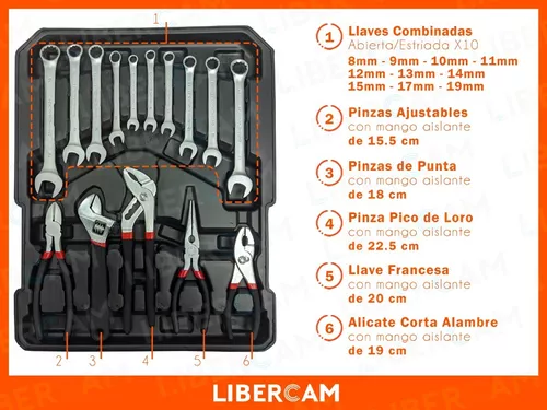 Maletin Caja De Herramientas Set X 3 Aluminio Reforzados S.