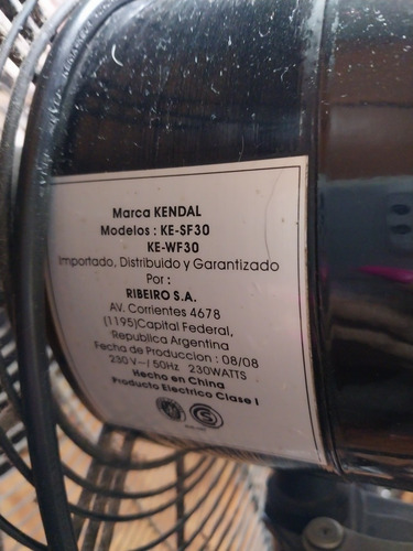 Imagen 3 de 3 de Ventilador Industrial Kendal