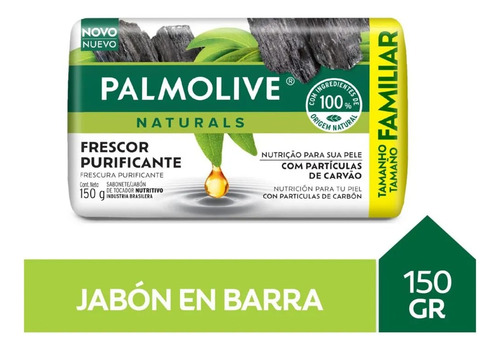 Jabón Tocador Palmolive Carbon Activado X 150g Pack X3u