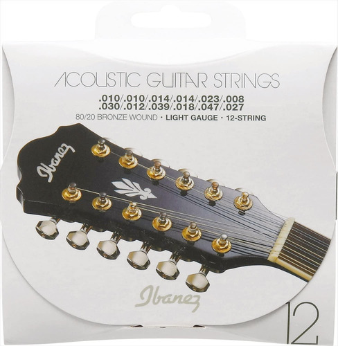 Cuerdas Para Guitarra De 12 Cuerdas Ibanez Iacs12c