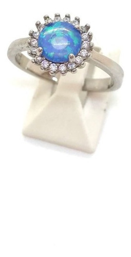 Imagen 3 de 8 de Anillo De Plata Importado Moon Stone ( Piedra De Luna)