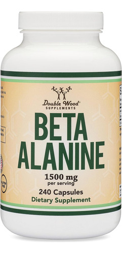 Beta Alanine 1500mg 240u Menos Fatiga +resistencia Muscular 