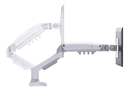 Suporte Articulado P/ Monitores Com Pistão A Gás Branco ELG