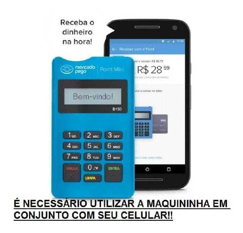 Imagem 1 de 5 de Maquina De Cartão Point Mini Nova Caixa Lacrada