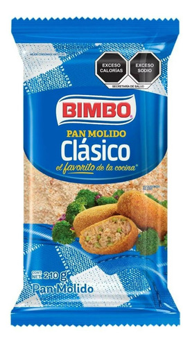 3 Pan Molido Bimbo Clásico 210 Gr C/u
