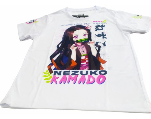 Camiseta Niña, Nezuko, Demon Slayer, Camisetas 