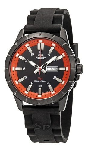 Reloj Deportivo Malla Caucho C/calendario Orient Sp Fug1x009