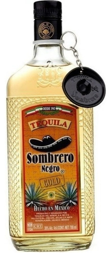 Tequila Sombrero Negro Gold Oro 700ml Origen Mexico 
