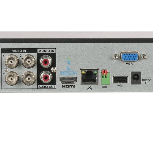 Xvr 4ch Penta-brid 4k 1hdd Wizsense Dahua Dh-xvr5104h-4kl-i3