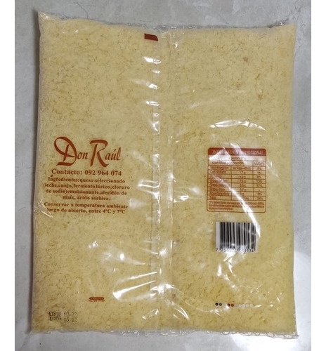 Queijo Ralado Grosso Don Raul 1kg Uruguaio