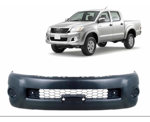 Parachoque Delantero Toyota Hilux 2009/2011 Con Hoyo