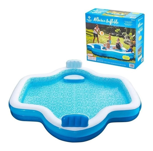 Alberca inflable rectangular Summer Waves KB0819000 510L