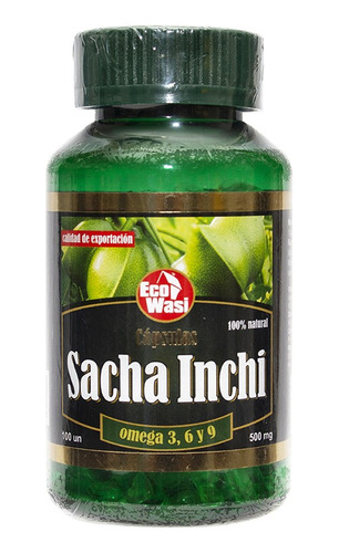  Sacha Inchi 500 Mg 100 Capsulas