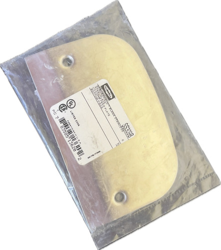 Placa De Acero Inoxidable Hubbell Ss309b Para Caja De Piso