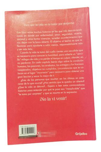 ¡no La Vi Venir! Para Que La Vida No Te Sorprenda - Familiar (Usado)