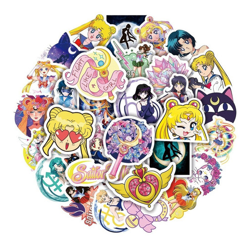 Sailor Moon Set 50 Stickers