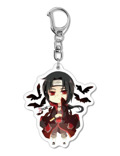 Llavero De Itachi Uchiha Naruto Acrilico