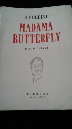 Madama Butterfly G. Puccini Canto Y Piano Cs