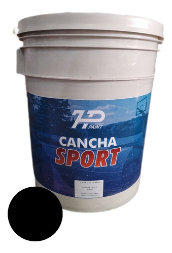 Pintura Para Cancha Deportiva Color Negro. Cuñete