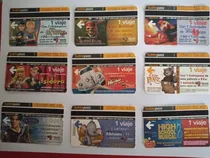 Comprar Lote De Tarjetas De Subte - Películas, 9 Unidades 